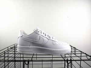 Original All White Crispy  AF1s High and Low Top