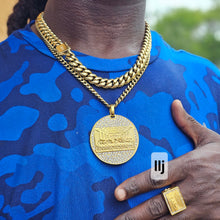 12mm 14k gold plated Miami Cuban link chain,6mm 22 inch 14kt miami Cuban link chain and ring