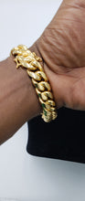 18k gold plated 14mm Miami Cuban link bracelet