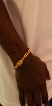8mm 14k or 18k gold plated  Miami Cuban link bracelet