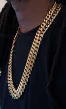 Double down #2 without the bracelet 18k gold plated Miami Cuban link chain