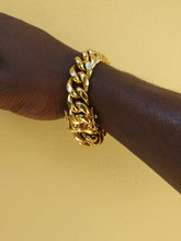 16mm 14k Gold Plated Miami Cuban Link Bracelet