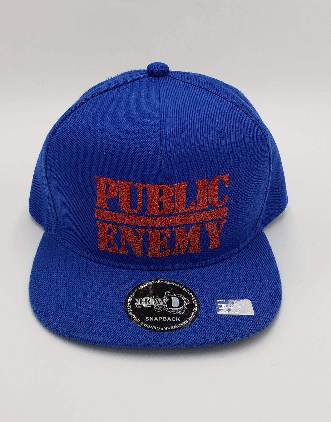 Public Enemy glitter snapback hat