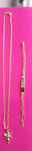 18k Gold Filled Unisex Angel Full Set Chain and Bracelet