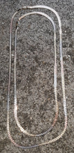 4mm 18k Tri Color Gold Filled Cuban Link Diamond Cut chain