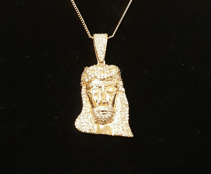 14k Gold filled Jesus pendant