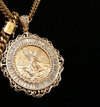 14k Gold Filled double side pendant