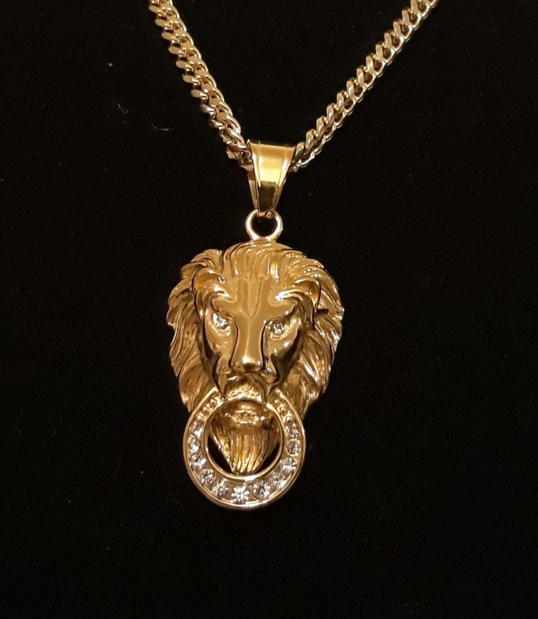 18k Gold plated Lion pendant