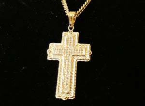 14k Gold filled Cross pendant