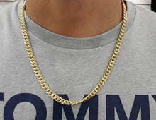 8mm 10k Real Gold Cuban link Hollow Chain 35grams