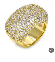 Gold filled CZ Diamond Ring